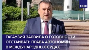 Гагаузия заявила о готовности отстаивать права автономии в международных судах