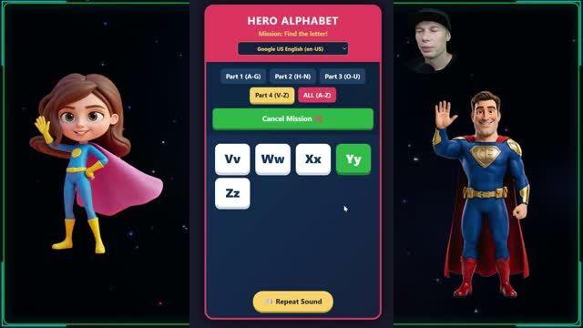 Курс английского для всей семьи. Начальный уровень. Урок 1. Первые фразы и алфавит.