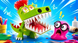 Мастерим Аллигатора Монтгомери из глины! 🐊