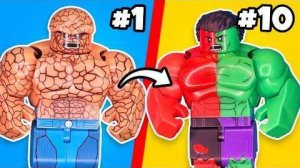 Распаковка поддельных больших фигурок ЛЕГО MARVEL...