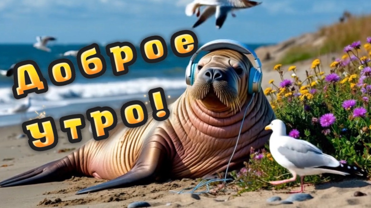 Доброе утро! Пожелания доброго утра, музыкальная открытка