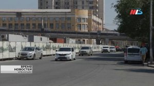 В центре Волгограда начались работы по расширению дороги до 4-х полос