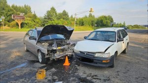 (Рыбинск-40) ДТП НА ПЕРЕКРЁСТКЕ