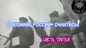 Союзники России - очнитесь! Вы следующие! Часть третья.