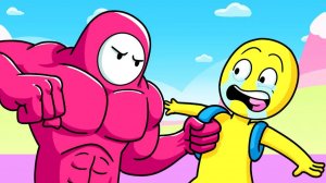 PLAYER против FALL GUYS?! (анимационный мультфильм)