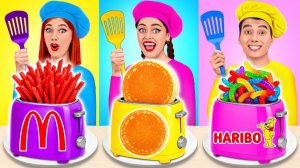 Загадочный Кулинарный Челлендж # Фантастические Лайфхаки с Едой