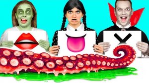 Откуси Лизни или Ничего Челлендж | Потрясающие Кулинарные Рецепты