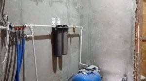 Очистка воды для дома одним баллоном с солевым баком