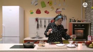 Утреннее меню. Готовим овсяноблин с шоколадно ореховой пастой и киви