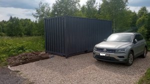 Морской контейнер,обустройство.Участок с нуля. Часть №22