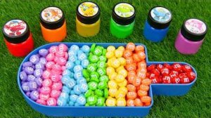 🛁 Волшебная ванна 😱 Делаем мороженое из слайм-шариков! 🍦✨