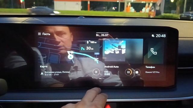 Kia K5 2024 года из Кореи 🇰🇷 теперь на русском с картами России 🇷🇺