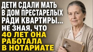 Истории из жизни/Дети сдали мать в дом престарелых ради квартиры/Аудиорассказы жизненные