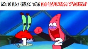 100 ЛУЧШИХ МЕМОВ. Кто ты на уроке?