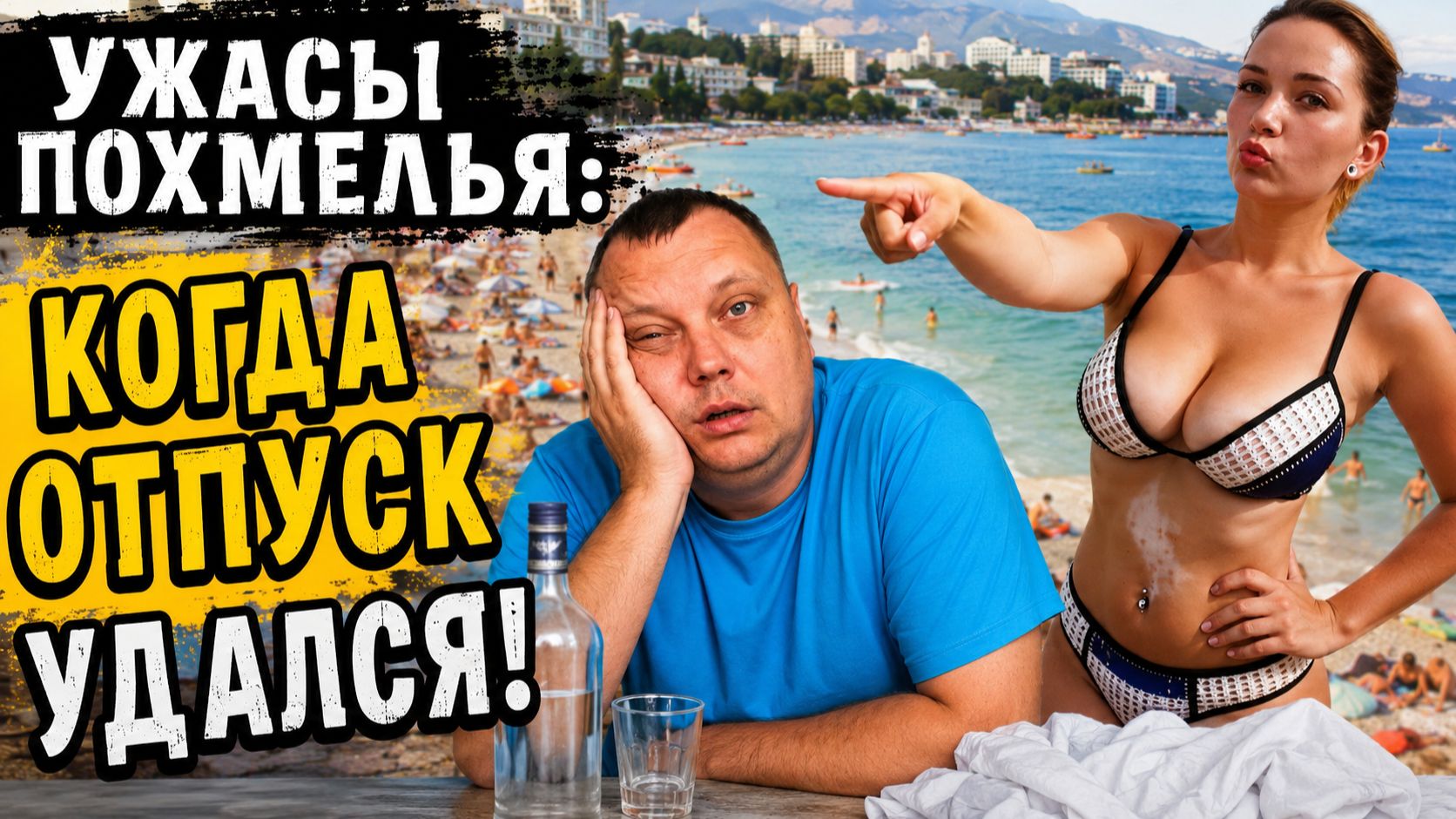 Ужасы похмелья: Когда отпуск удался!