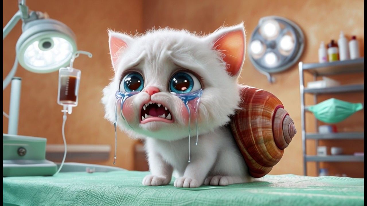 КОТЯТА ПРЕВРАЩАЮТСЯ В УЛИТКИ ИЗ-ЗА УЛИТОЧНОГО ПАРАЗИТА 😿🐌 #ai #story #cat #aicat