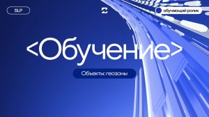 SLP. Объекты: геозоны