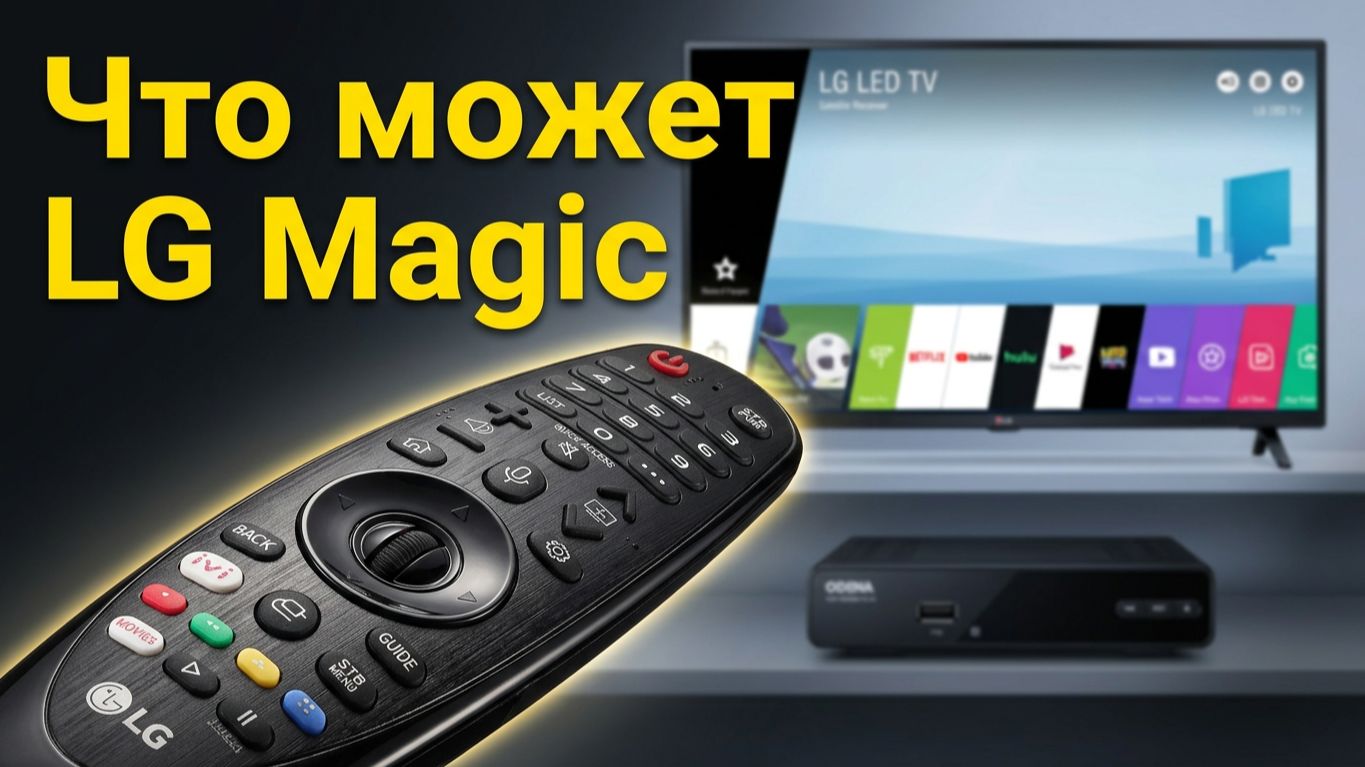 Как подключить пульт LG Magic к ресиверу или приставке