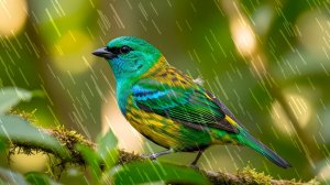 ☔️ ПЕНИЕ ПТИЦ И НЕЖНЫЙ ШУМ ДОЖДЯ ДЛЯ СНА ✨ УСПОКАИВАЮЩИЕ ЗВУКИ ПРИРОДЫ ДЛЯ СНА ✨ ЗВУК ДОЖДЯ