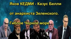 Яков КЕДМИ - Казус Белли от анархиста Зеленского. Гиблое Черное море