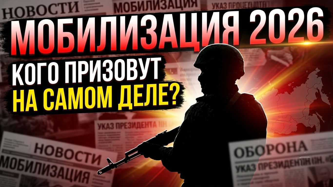 💥Мобилизация в России 2026 будет? Правда и ложь