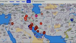 Карта Иранского конфликта за июль 2026 года