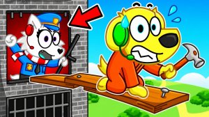 😱 МНЕ ПРИШЛОСЬ СТРОИТЬ, ЧТОБЫ СБЕЖАТЬ ИЗ ТЮРЬМЫ! РОБЛОКС! ROBLOX!