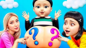 Кукла из Игры в Кальмара Беременна# Супергерои Ждут Ребенка!