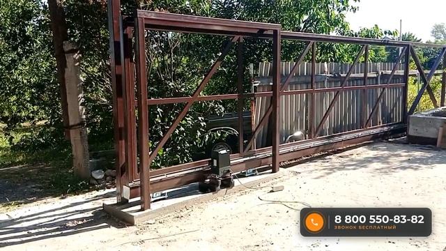 Ролград откатные ворота своими руками с автоматикой ДорХан в Воронеже