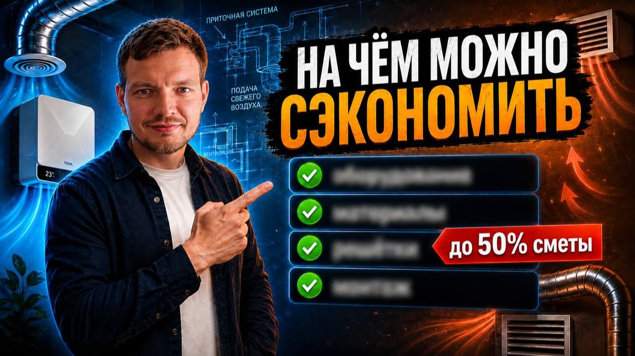 На чём в вентиляции можно сэкономить, а на чём нельзя?