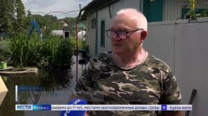 Вновь плывем: из-за сильных дождей подтопило дома и дороги на юге Кузбасса