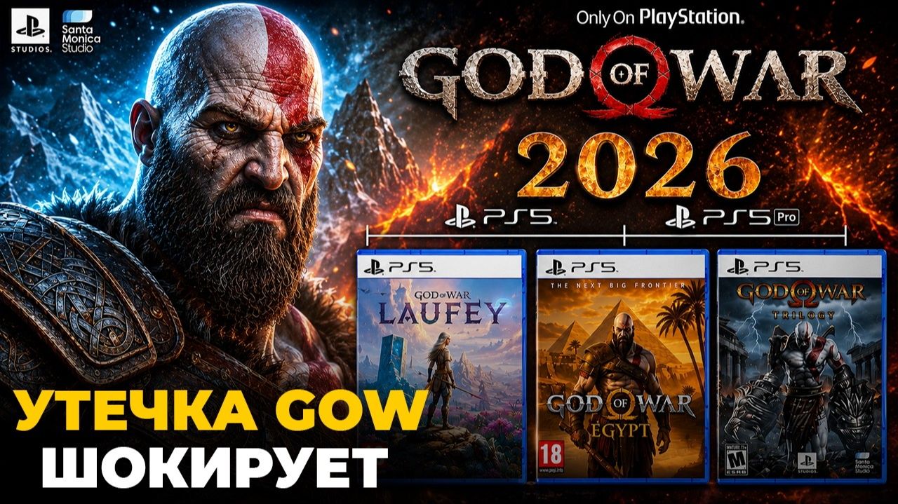 Большой слив GOD OF WAR на 2026 (GOW 6 / Laufey / Trilogy Remake)