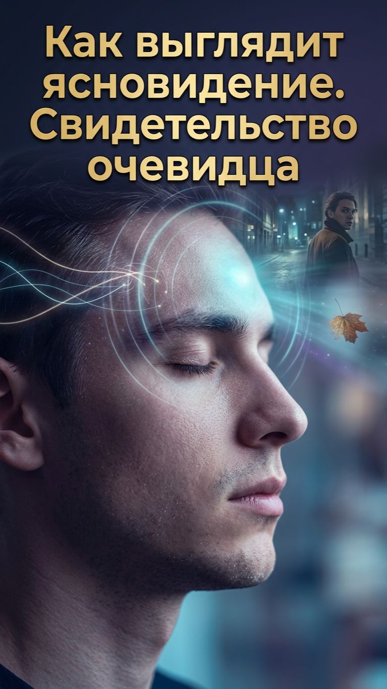 Как выглядит ясновидение. Свидетельство очевидца.