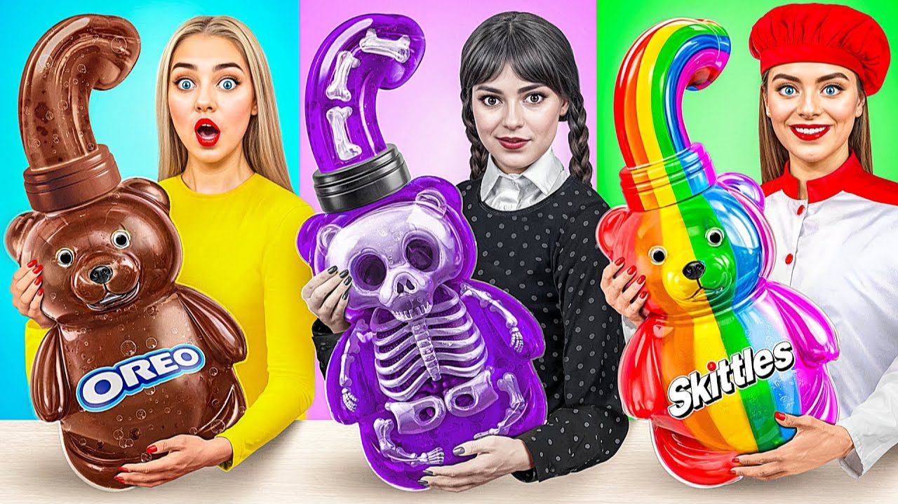 Кулинарный Челлендж# Уэнсдей Против Бабушки # Кулинарная битва с Секретными Гаджетами от TeenDO