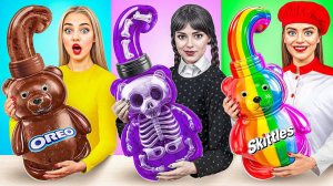 Кулинарный Челлендж# Уэнсдей Против Бабушки # Кулинарная битва с Секретными Гаджетами от TeenDO