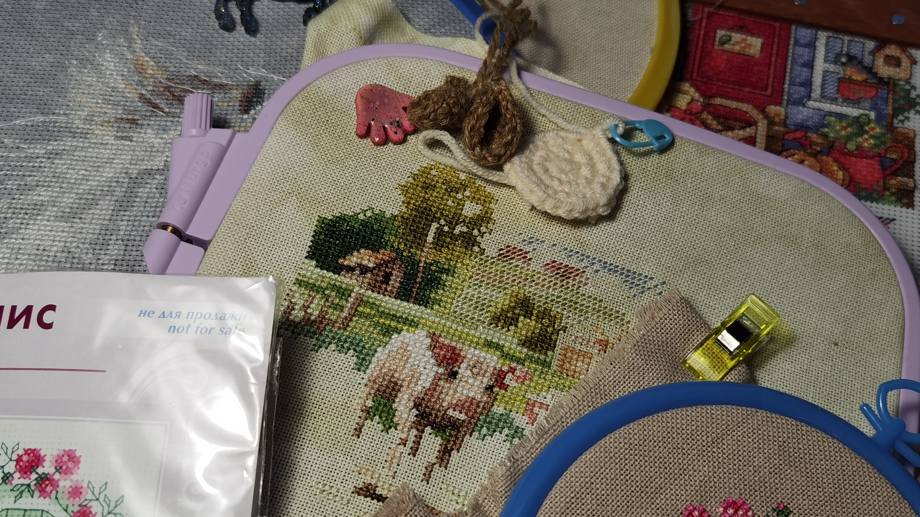 Рукодельные будни июля. Запоздалое видео.