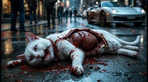 С кошкой-матерью произошел несчастный случай #cat #cute #ai #catlover #catvideos #cutecat