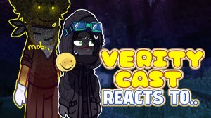 Реакция Персонажей Верити на Моба и Секреты + Грокс / Verity Cast / Майнкрафт / Гача реакция