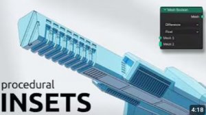 Blender Tutorial - Multi-level Insets with Geometry Nodes