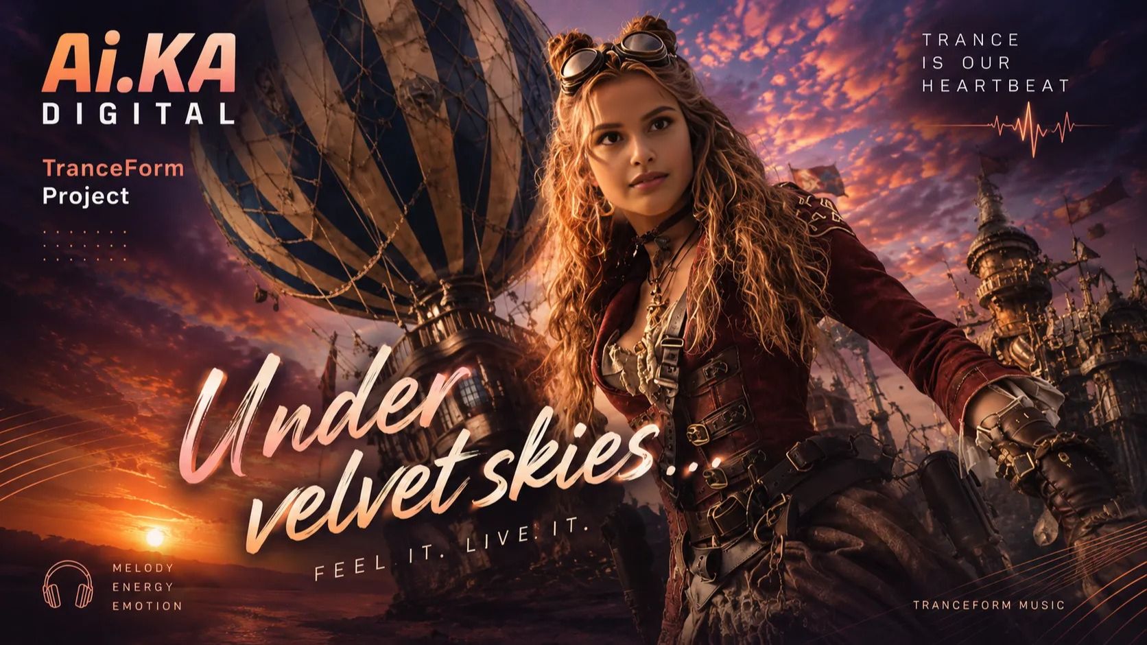 Under Velvet Skies... AI.KA Digital Singer