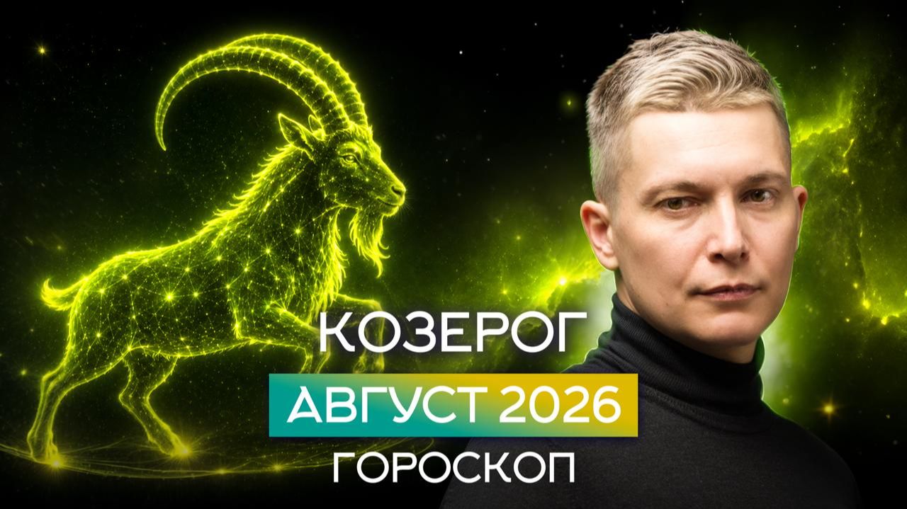 Козерог Август 2026. Душевный гороскоп Павел Чудинов