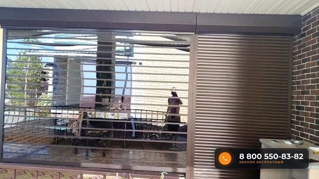 Ролград прозрачные рольставни производство и монтаж в Воронеже