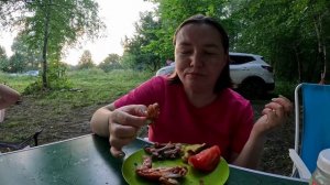 Мукбанг/Ужин на природе