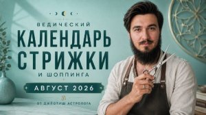 Стрижка и шоппинг ПО ЛУНЕ - календарь от астролога. Август 2026
