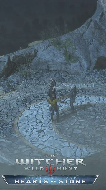 НА ЛУНЕ. Гюнтер и Ольгерд. Финал. Witcher 3 Hearts Of Stone #shorts