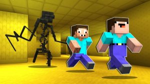 НУБ И ПРО ПОПАЛИ В ЗАКУЛИСЬЕ В МАЙНКРАФТ ! НУБИК ПРОТИВ МОНСТРОВ БЭКРУМС В MINECRAFT