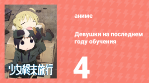 Девушки на последнем году обучения 4 серия (аниме-сериал, 2017)