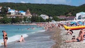 Новомихайловский.Пляж.Июль