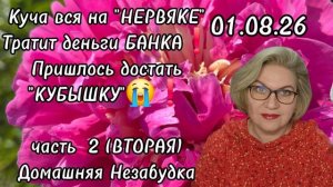 2 часть. Куча вся на «НЕРВЯКЕ»😭❗️Тратит деньги 💰 банка❗️Пришлось достать «КУБЫШКУ»❗️