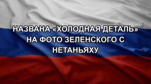Названа «холодная деталь» на фото Зеленского с Нетаньяху